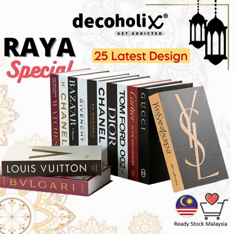 🔥 READY STOCK 🔥 DECOHOLIX 🇲🇾 FAUX Fakebook Display Buku Hiasan