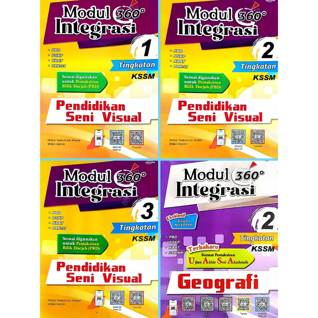 [ Cemerlang ] Modul 360 Integrasi Tingkatan 1 , 2 & 3 2023Buku Latihan ...