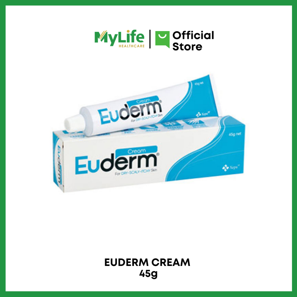EUDERM CREAM MOISTURIZING 45G FOR DRY, SCALY AND ICTHY SKIN | Shopee ...