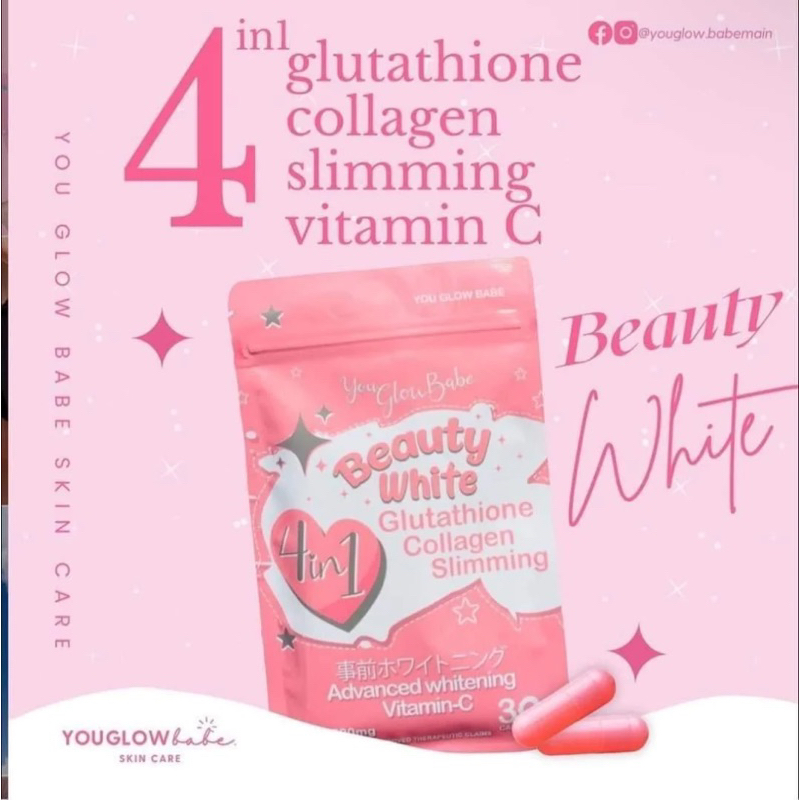 glow babe glutathione You Shepu Appu Juice Sachets 10Pcs You Glow Babe Beauty White
