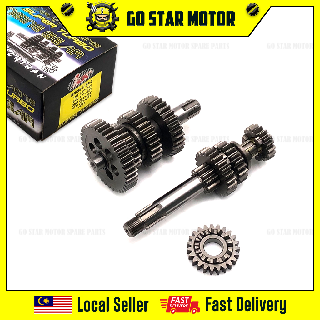 MODENAS KRISS II KRISSII KRISS2 SR2 RACING GEAR SET / GEAR BOX RACING