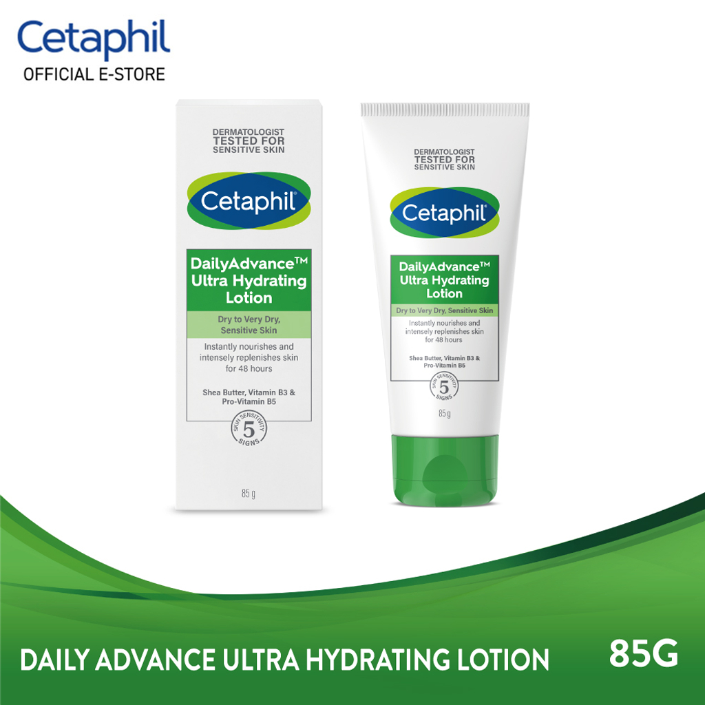 Cetaphil Daily Advance Ultra Hydrating Lotion (85g/3oz) Shopee Malaysia