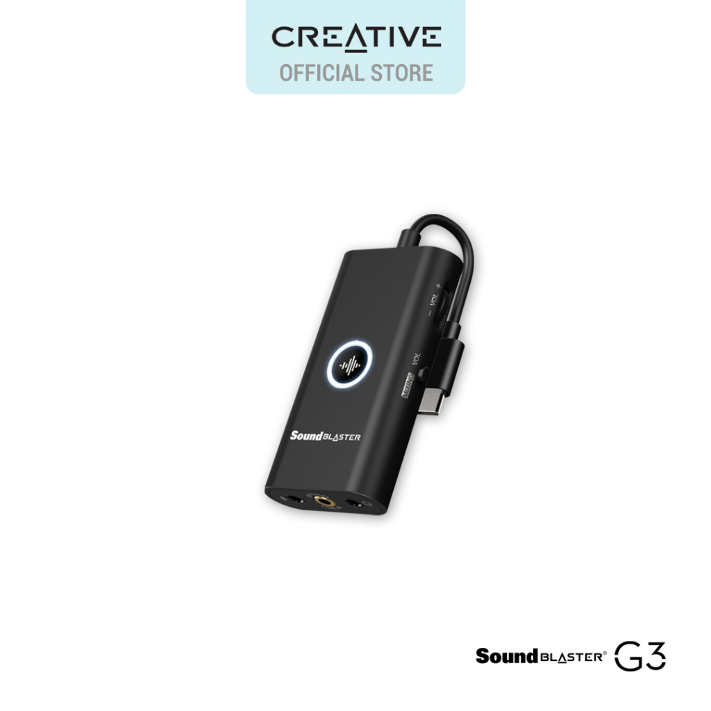 Creative Sound Blaster G3 USBC DAC Amplifier for PS4 Gaming Consoles