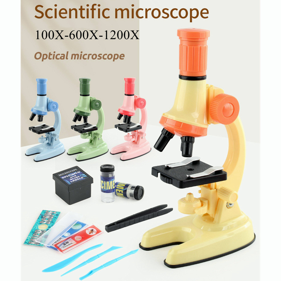 Microscope for Kids Alat Mikroskop Sains 1200 Magnification Science