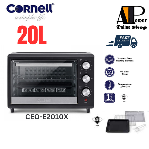 Cornell Electric Oven With 3d Diamond Surface 20l Ceo E2010x Shopee Malaysia 8458