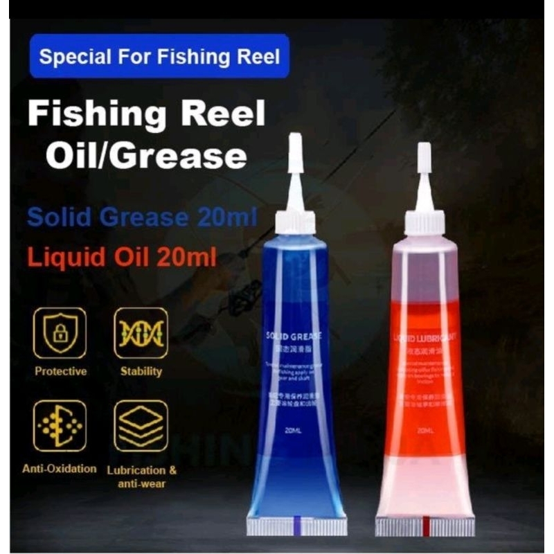 Fishing Reel Liquid Lubricant Oil 20ml / Gear oil Shopee Malaysia