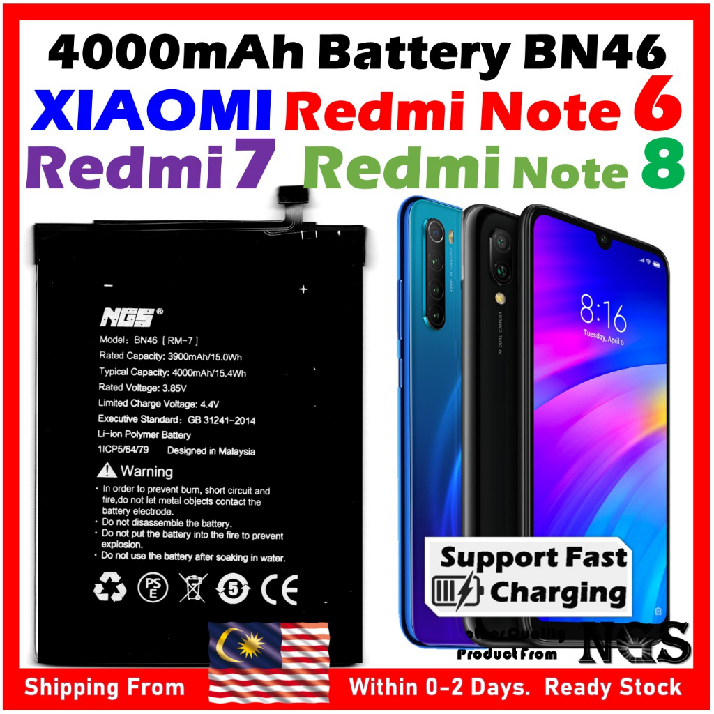Batterie Originale BN46 Pour Xiaomi Redmi 7 / Note 8 / 8T - 4000mAh + Kit Outils