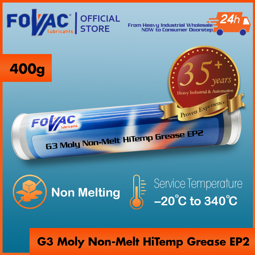 FOVAC G3 Moly NonMelt HiTemp Grease EP2 400g Shopee Malaysia