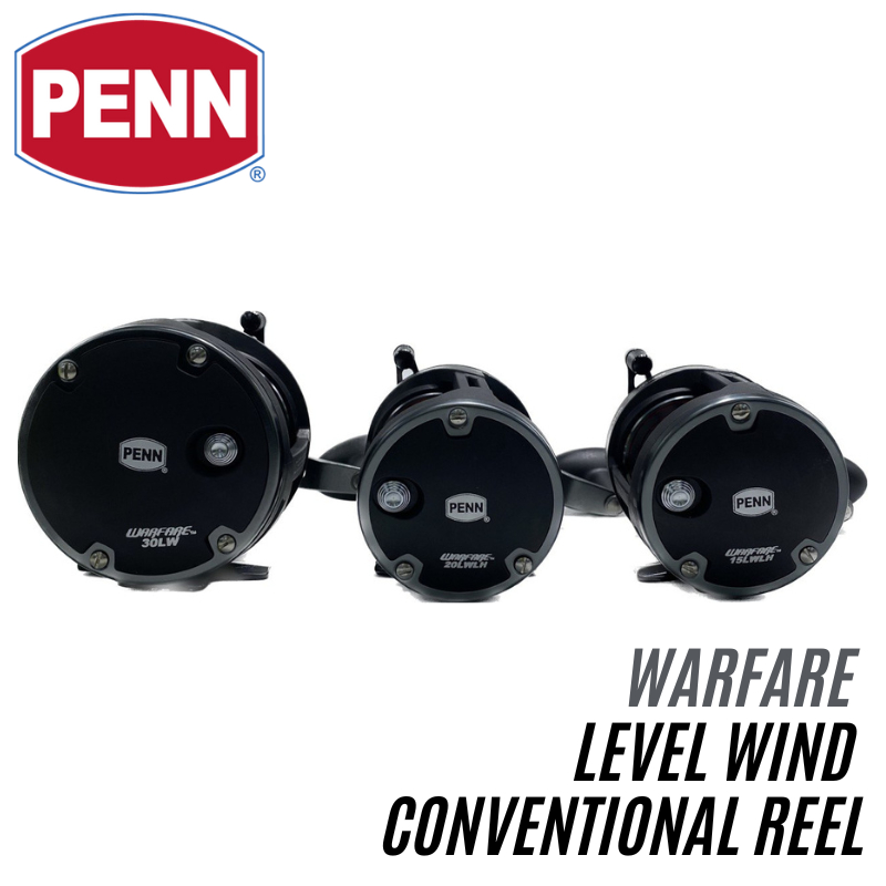 Penn WAR20LWLH Warfare Level Wind Reel