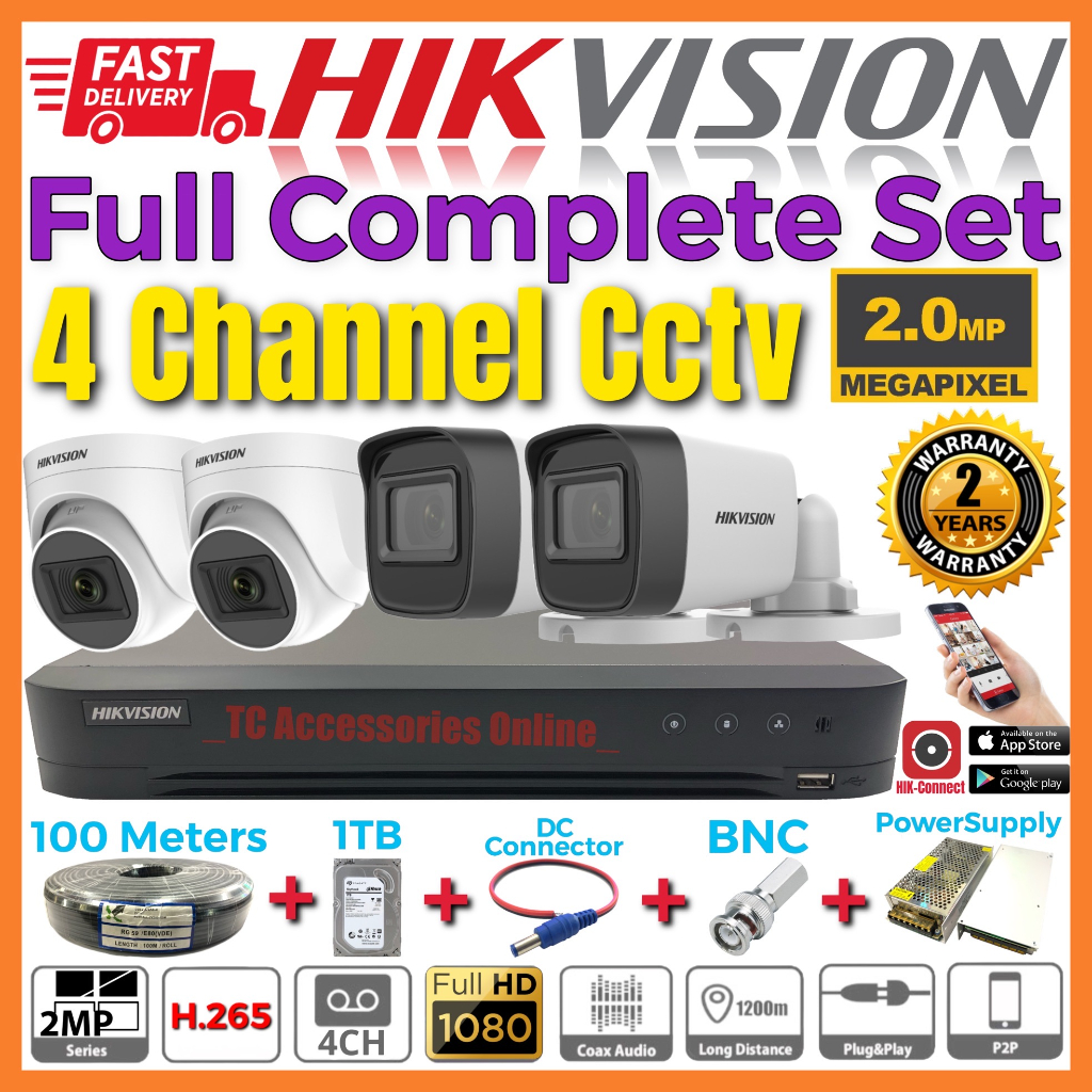 Buy cctv camera full set Online With Best Price, Jul 2026 | Shopee Malaysia