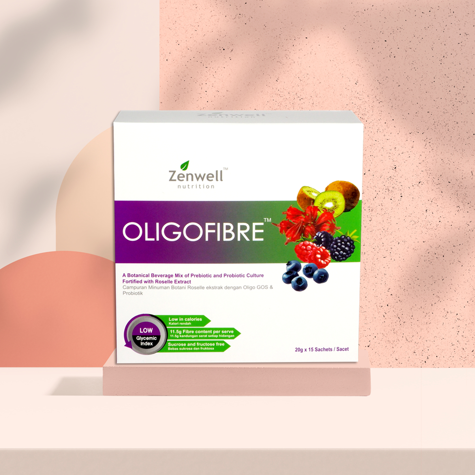 Zenwell Oligofibre Fibre Prebiotics Probiotics Digestive Enzymes