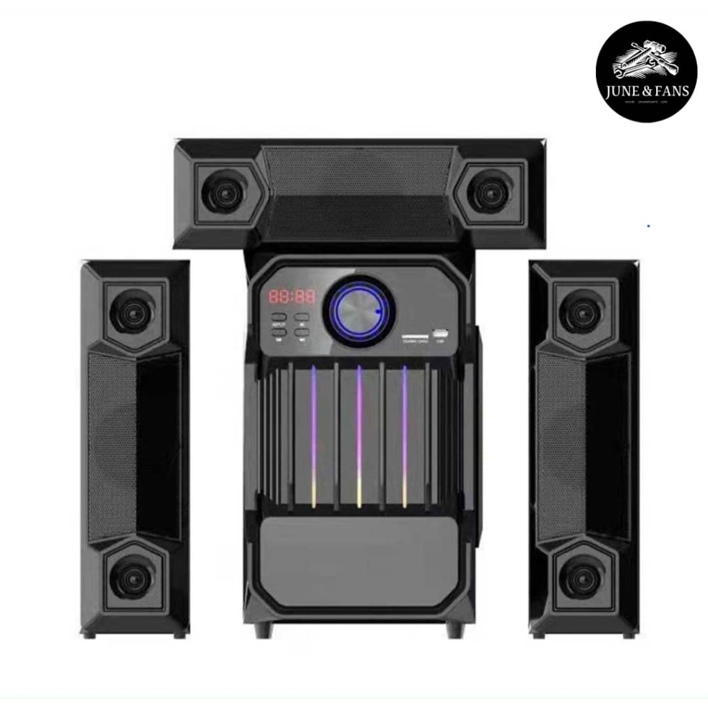 SONICNY 3.1 HOME TEATER SYSTEM WITH REMOTE CONTROL HIFI MULTIMEDIA