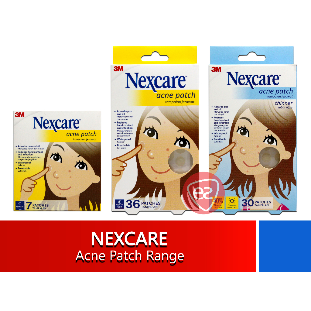 3M NEXCARE ACNE PATCH STERILE (DAY 30 PCS / NIGHT 36 PCS / NIGHT 7 PCS ...