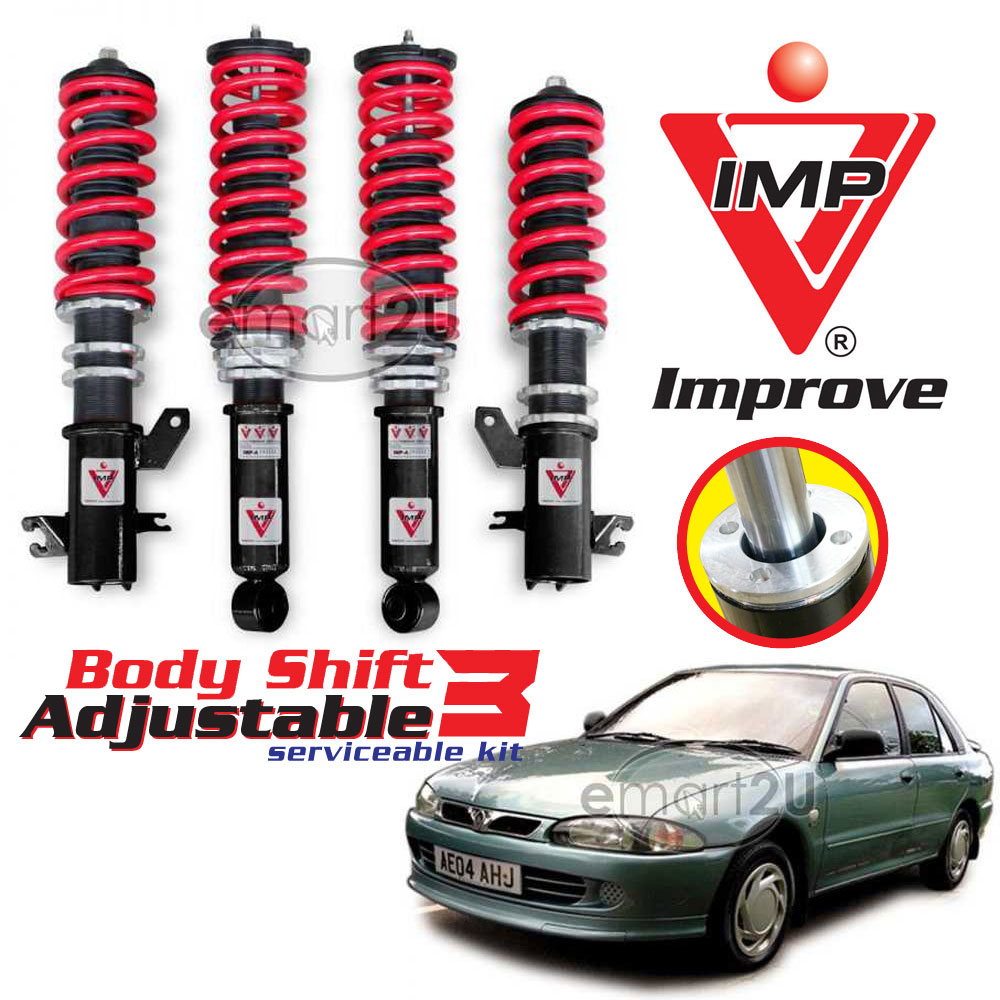 ADJUSTABLE Proton Wira/Waja/Gen2/Persona Hi Lo Body Shift Serviceable Adjustable Absorber