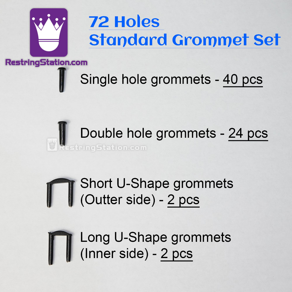 [Grommet] High Quality Full Set Grommets for 72 / 76 Holes Badminton ...