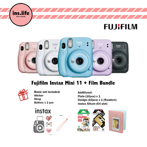 (Original Warranty) Fujifilm Instax Mini 11 Instant Camera + Instax