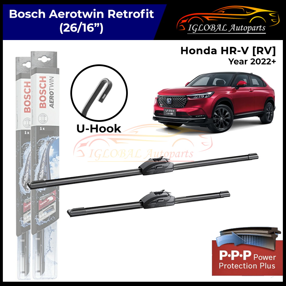 Honda HRV [RV] Year 2022+ Windshield Wiper Bosch Aerotwin Retrofit Set (26/16") Shopee Malaysia
