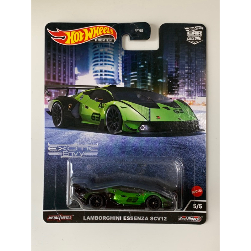 Hot Wheels Exotic Envy Lamborghini Essenza Scv12 Car Culture Hot Wheels Premium Shopee Malaysia 2091