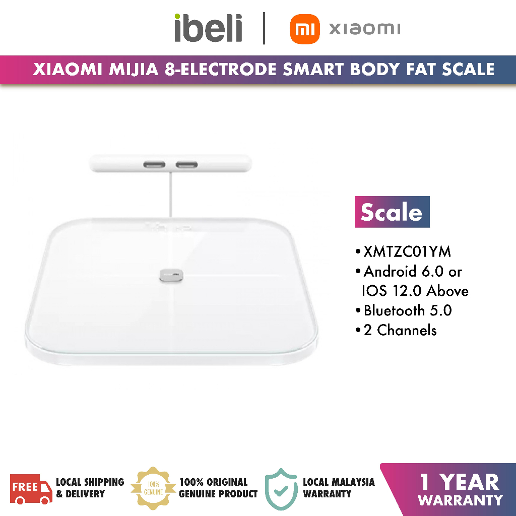 Xiaomi Mijia Electrode Smart Body Fat Scale Bmi Composition Scale