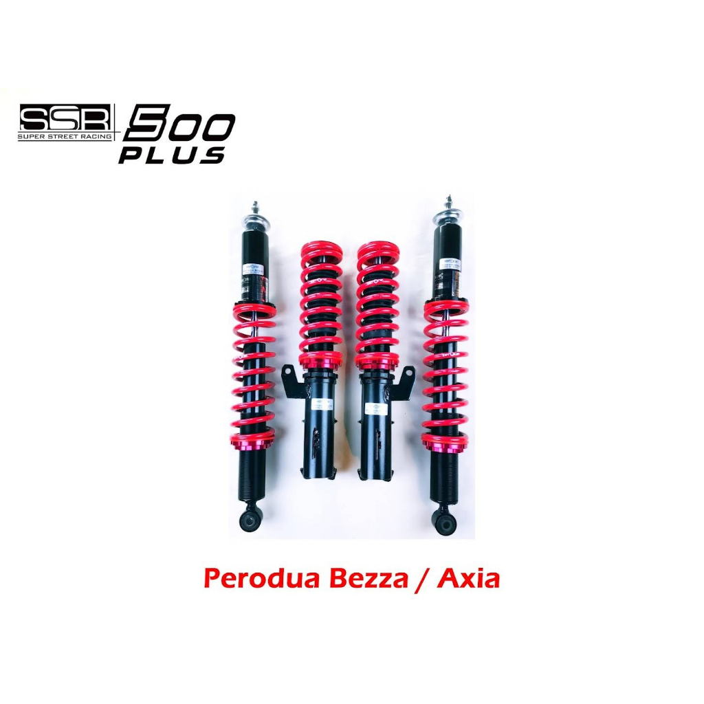 Perodua Axia / Bezza 2014+ Zerone SSR500 Plus Adjustable Suspension