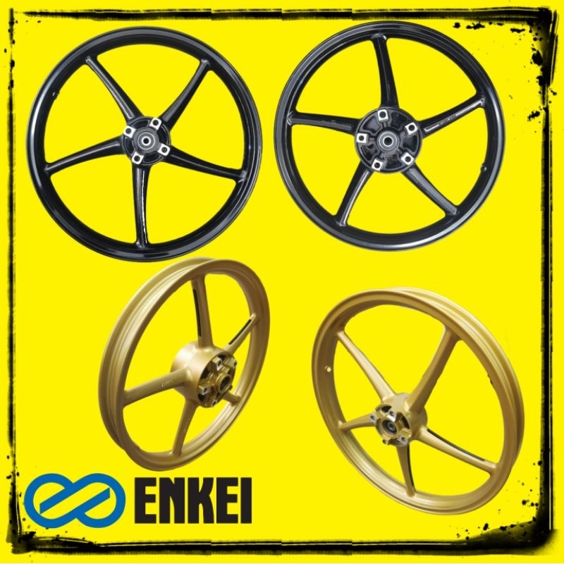 Enkei SP522 Sport Rims PnP Lc135 /Y15zr/Y16zr/RS150/NVX/Y125Z | Shopee ...