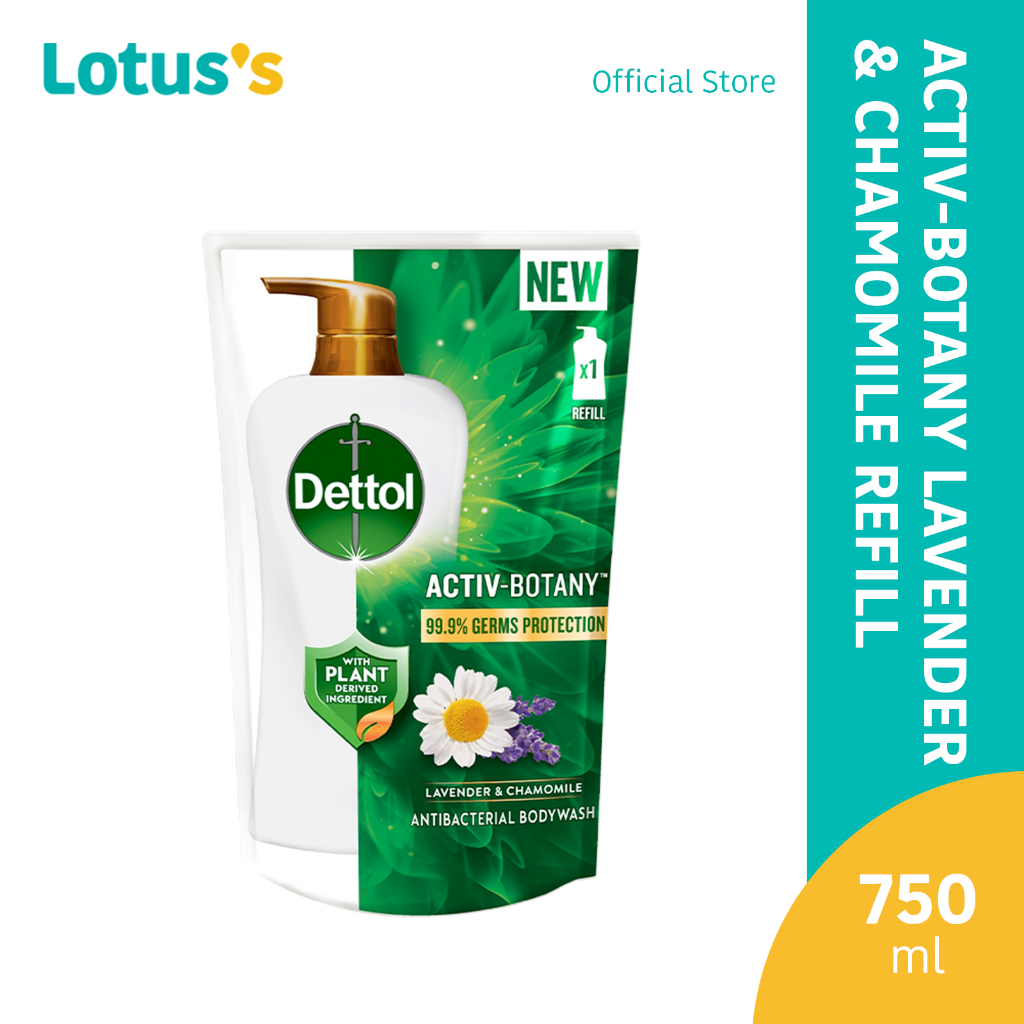 Dettol Body Wash Botany Lavender Refill 750ml Shopee Malaysia