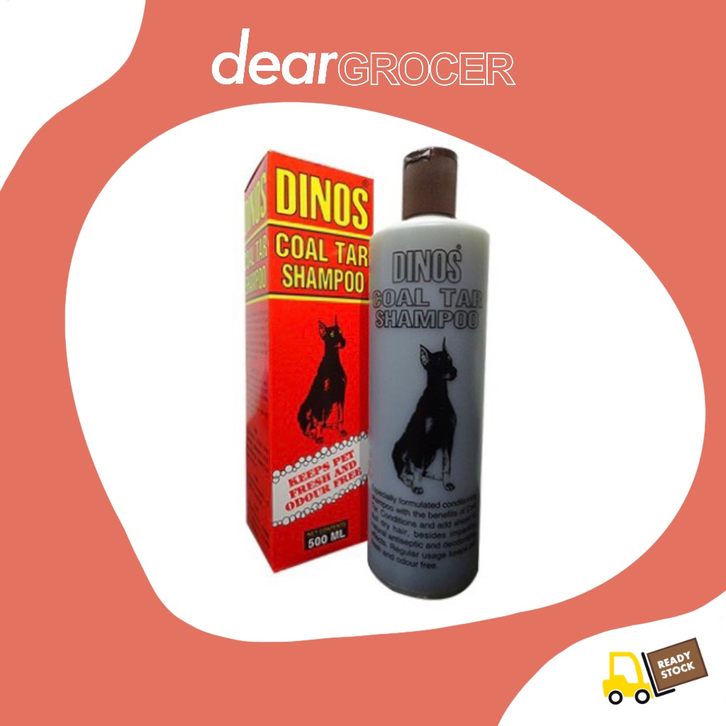 Dinos Coal Tar Antiseptic and Deodorizing Shampoo 500ml For Dogs and Puppies Remove Doggie Smell Shopee Malaysia