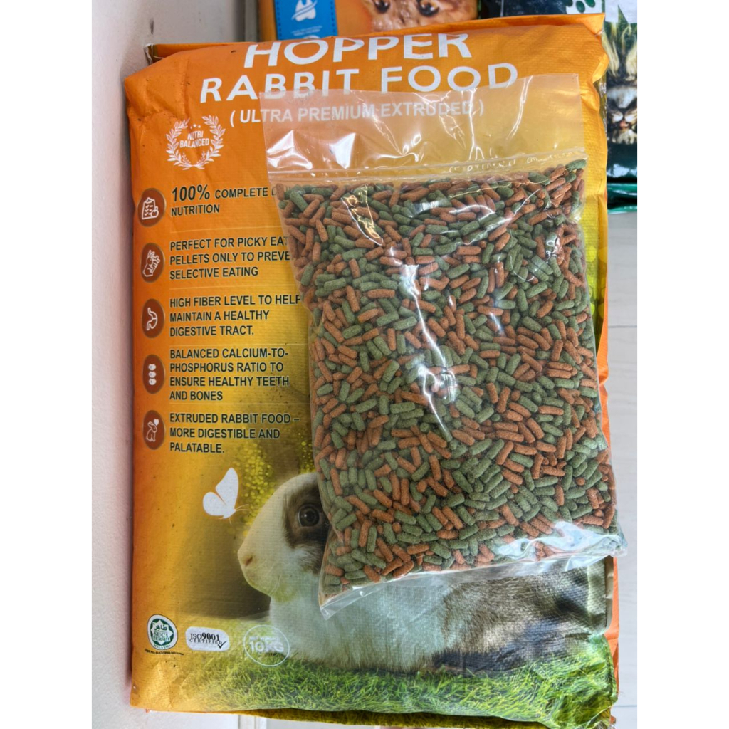 HOPPER Rabbit & Guinea Dry Food / Makanan Arnab dan Tikus Belanda ...