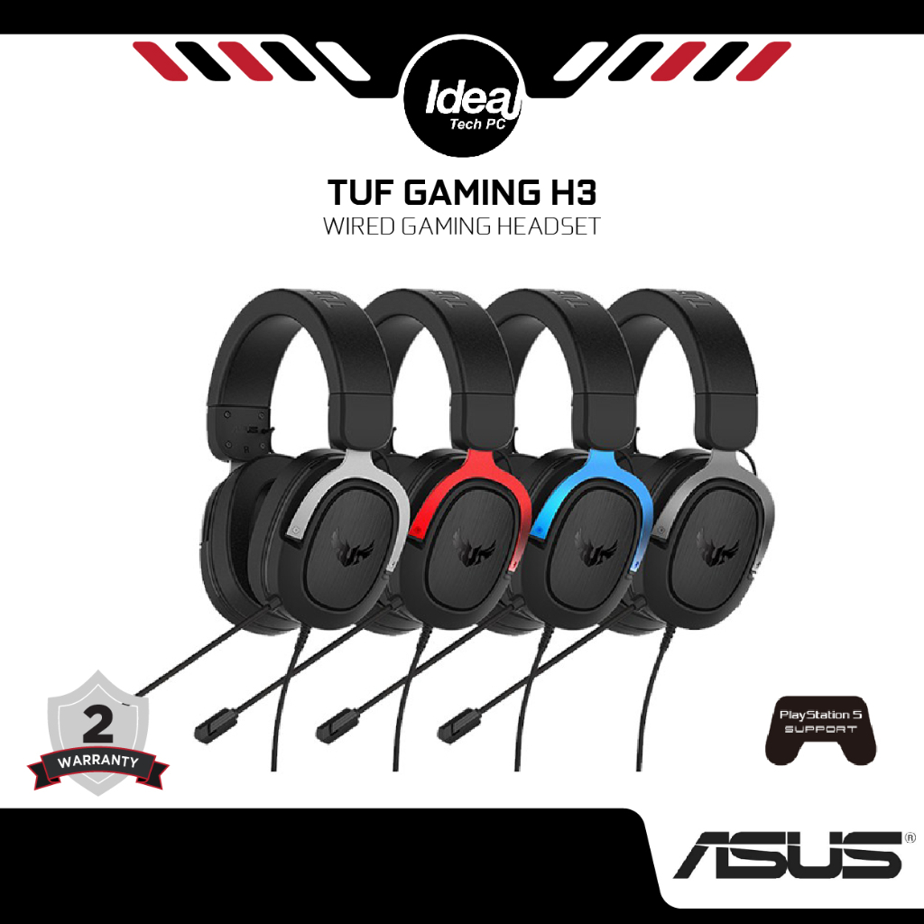 Asus TUF Gaming H3 7.1 Surround Sounds with Deep Bass and Lightweight ...