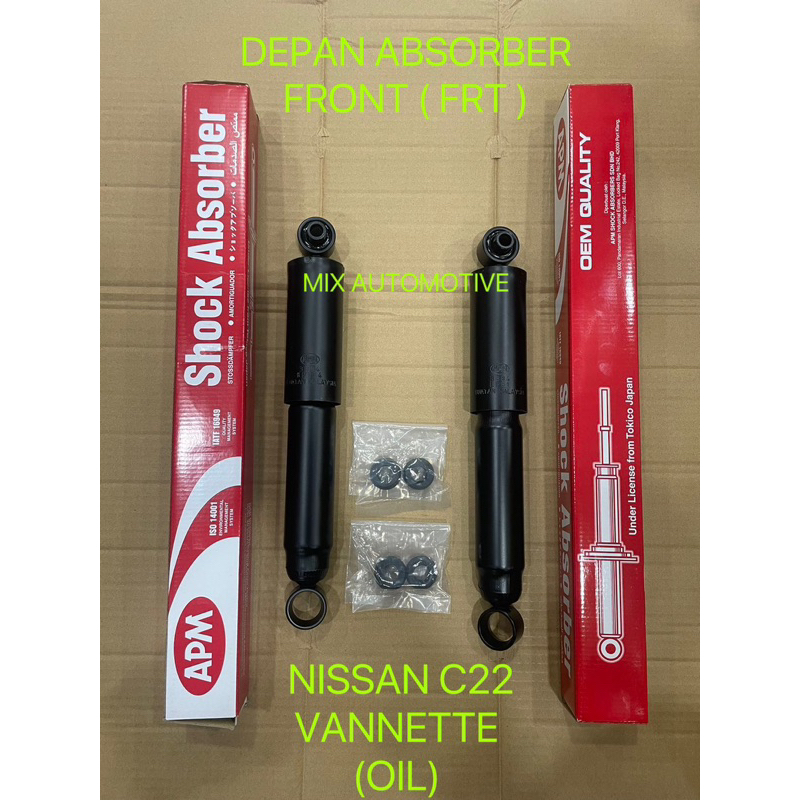 Original Apm Nissan Vannette C Front Depan Frt Rear