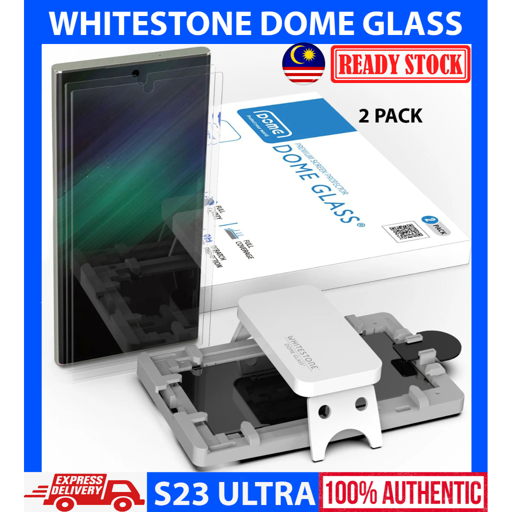 Whitestone Dome Glass | S23 Ultra Full 3D Curved Edge Tempered Glass ...