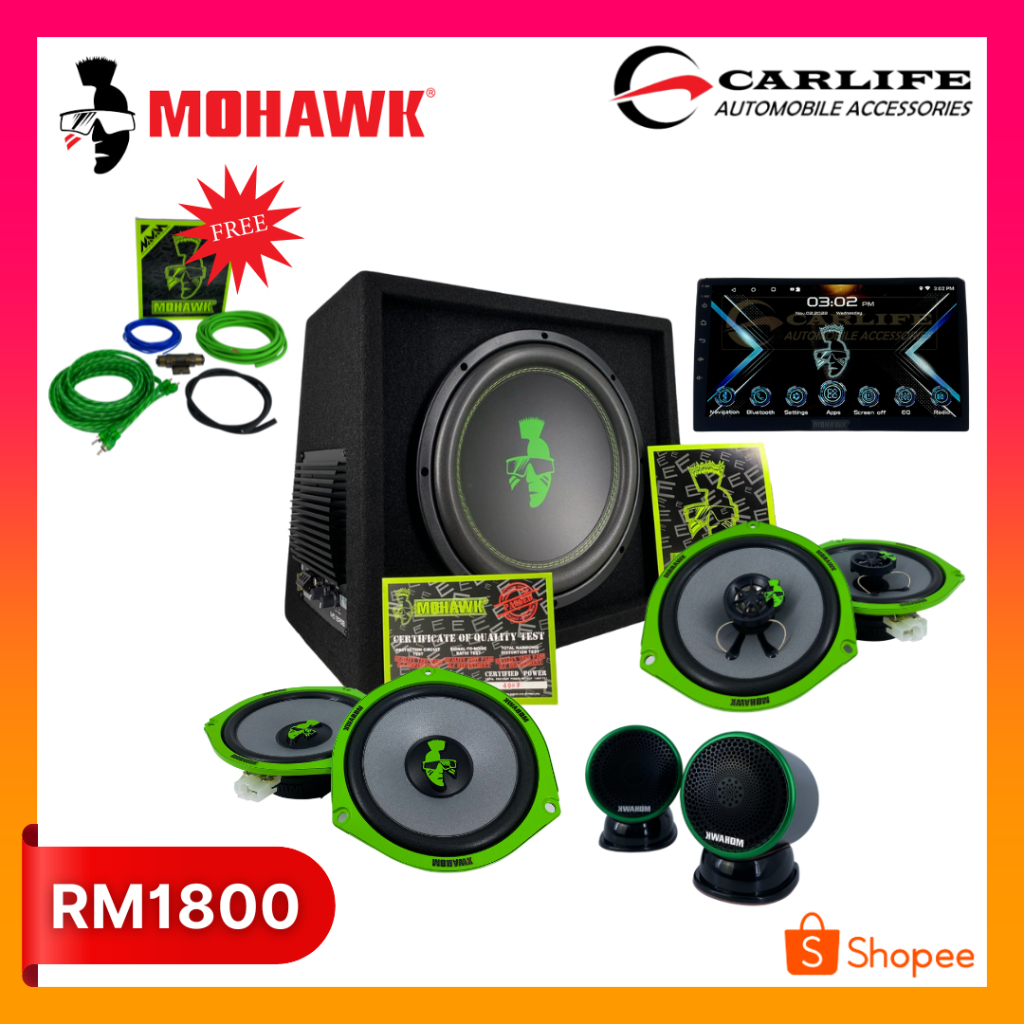 MOHAWK FULL SET PACKAGE Shopee Malaysia