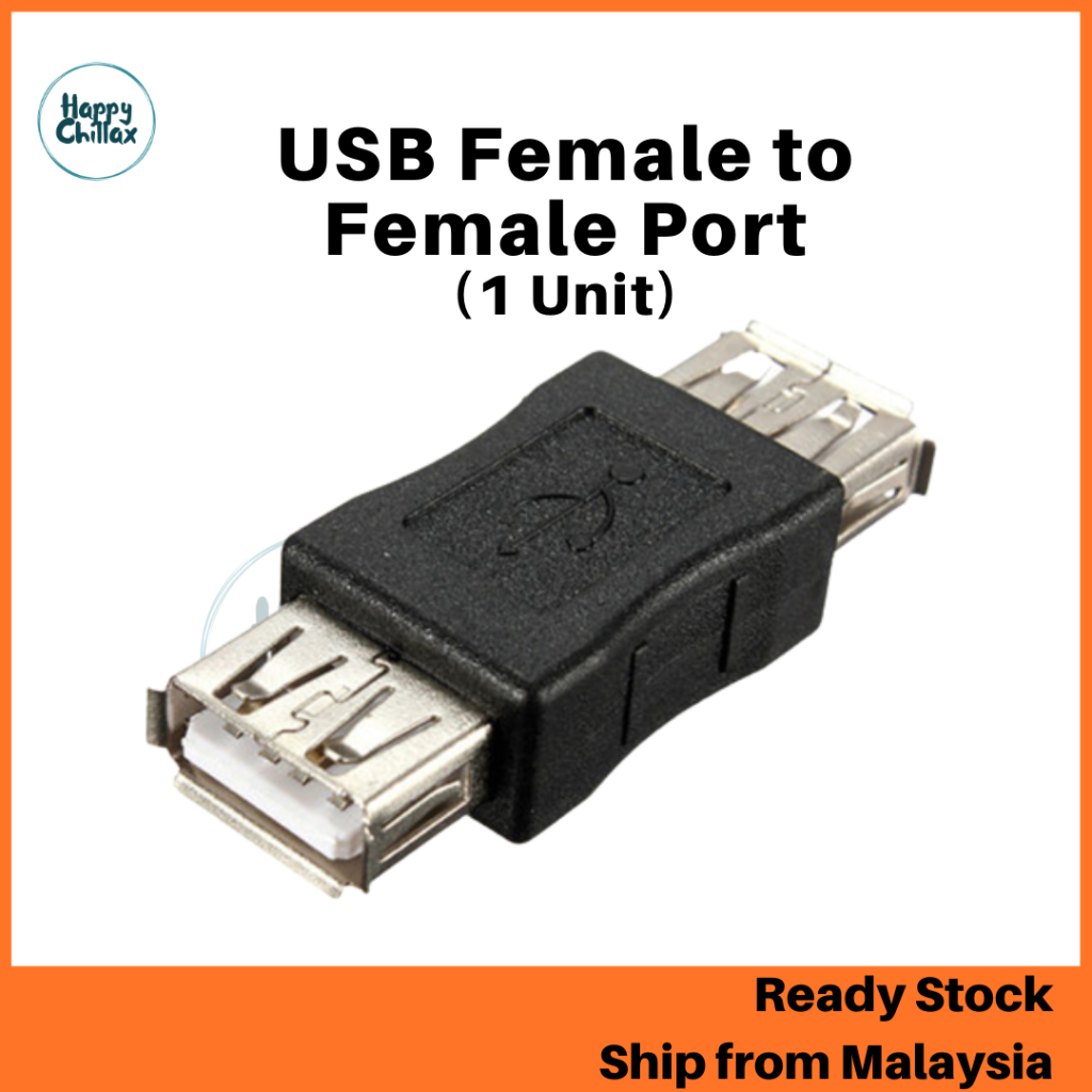 USB to USB Female to Female Adapter Converter Shopee Malaysia