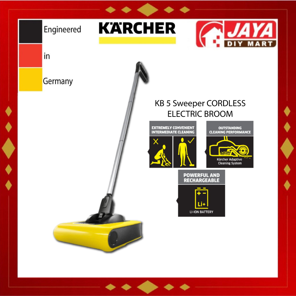 KARCHER KB5 CORDLESS ELECTRIC BROOM KB5 (1.258000.0) Shopee Malaysia