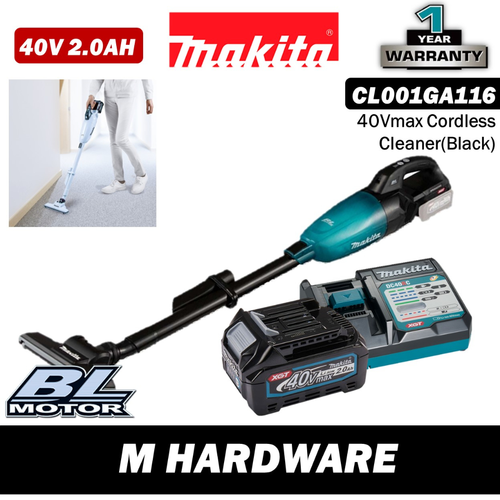 Aspirateur MAKITA 40V Max Li-Ion CL001GZ04 - Sans Batterie - Puissance Professionnelle