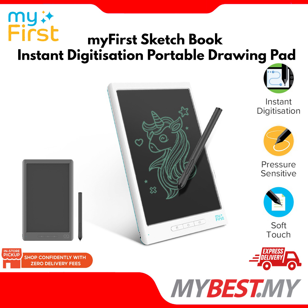 myFirst Sketch Book Instant Digitisation Portable Drawing Pad With