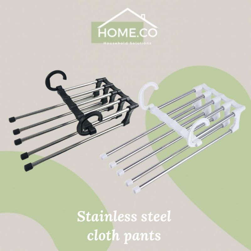 Stainless Steel Cloth Dryer Pants Rack Clothes Hangers Trousers