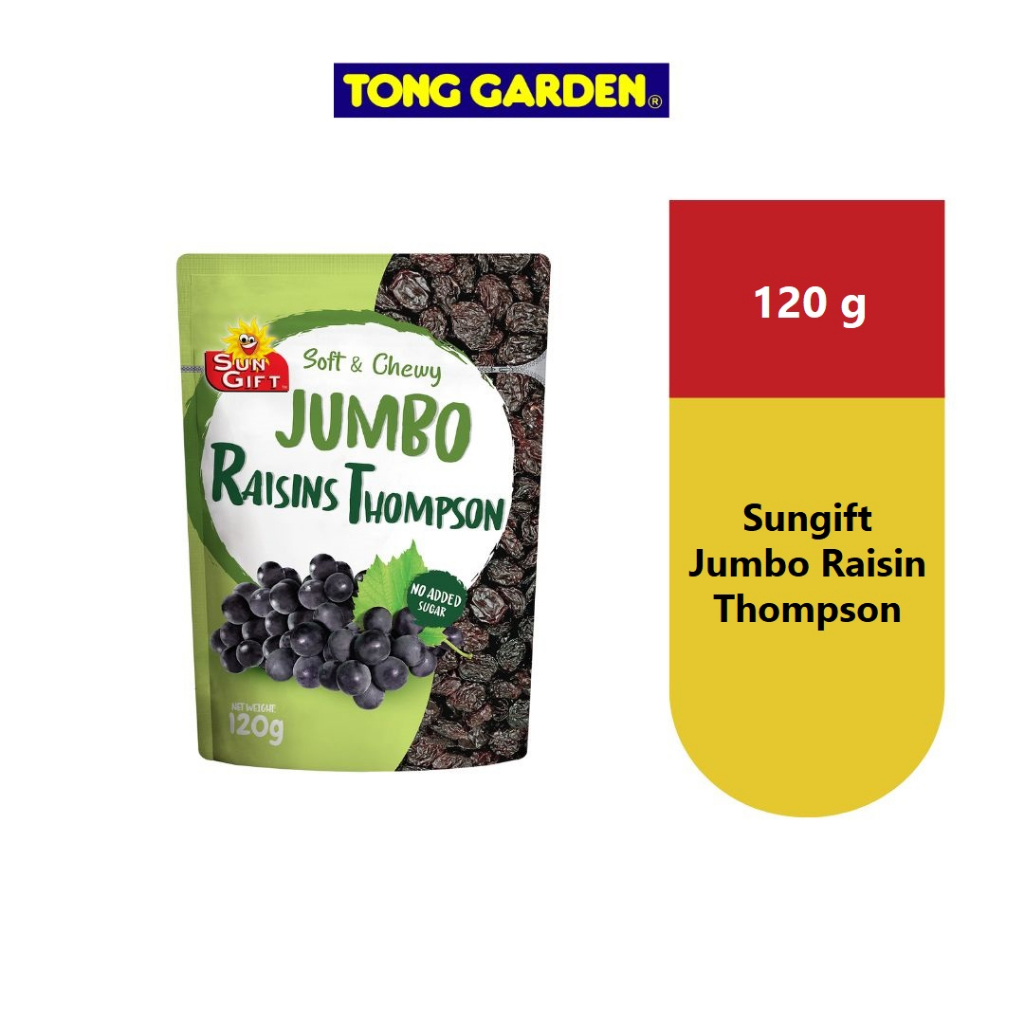 SUNGIFT Jumbo Thompson Raisins 120g x 2 packets | Shopee Malaysia