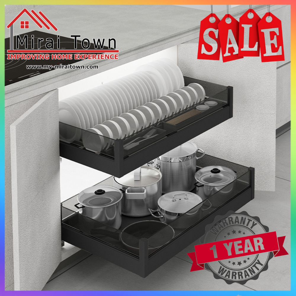 MIRAI Kitchen Basket Kitchen MultiFunctional Pull Out Dish