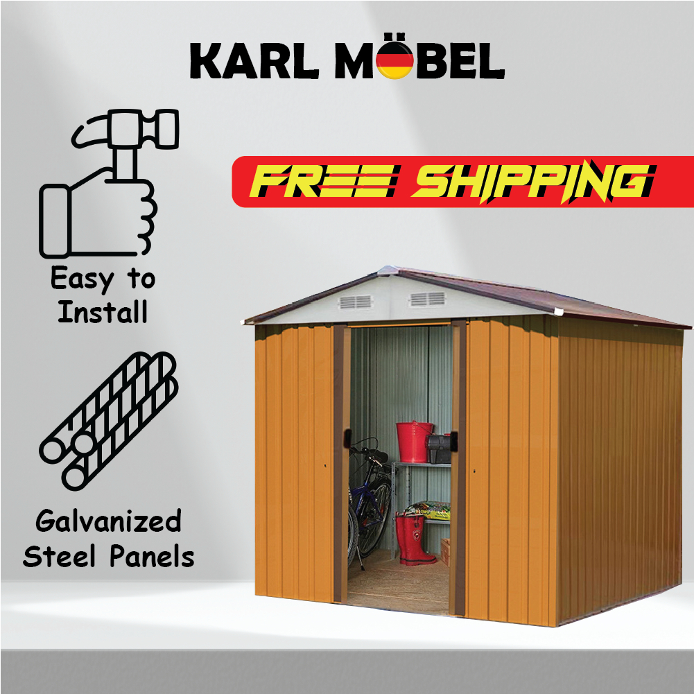 Backyard Storage Outdoor Metal Shed Garden Storage large setor laman