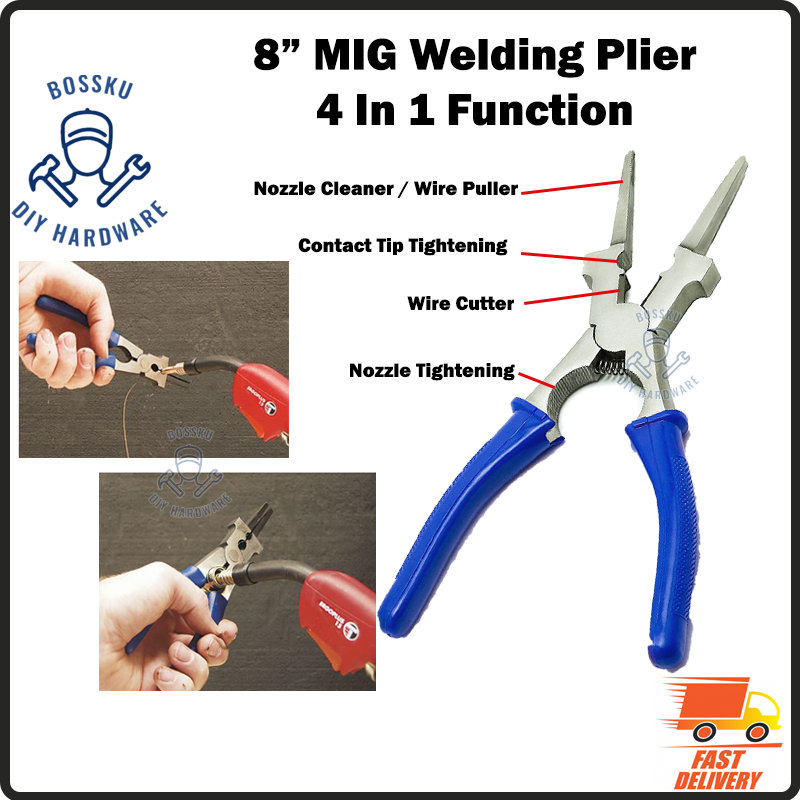 8" 4 in 1 MIG Welding 8 Inch Multifunction Plier Pliers Plier Remove