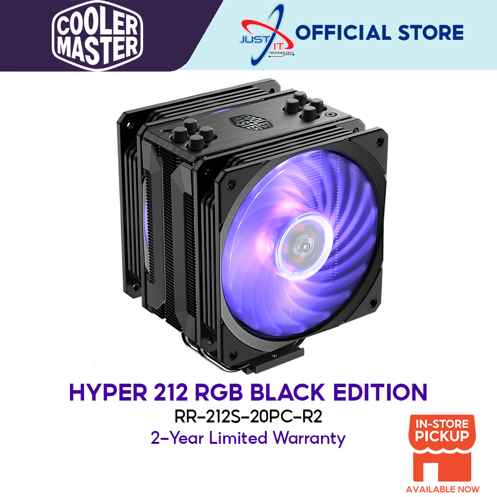 HYPER 212 RGB BLACK EDITION CPU AIR COOLER (RR-212S-20PC-R1 / RR-212S ...