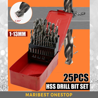 10/25Pcs Twist Drill Bit Set Mini Straight Shank Small Drill Bit