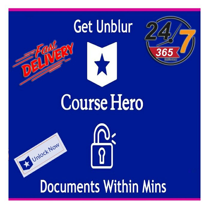 [FAST] Course Hero Unlock Answer [ NOT FOR ACC SELLING ] | Shopee Malaysia