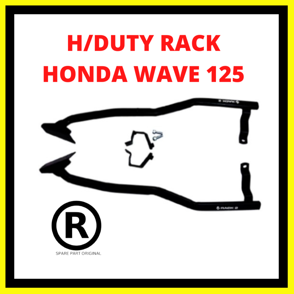 HONDA WAVE 125 HEAVY DUTY RACK | Shopee Malaysia