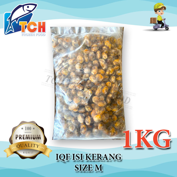 (IQF) ISI KERANG SIZE M, CLAM MEAT, TCH FROZEN FOOD, FRESH FROZEN