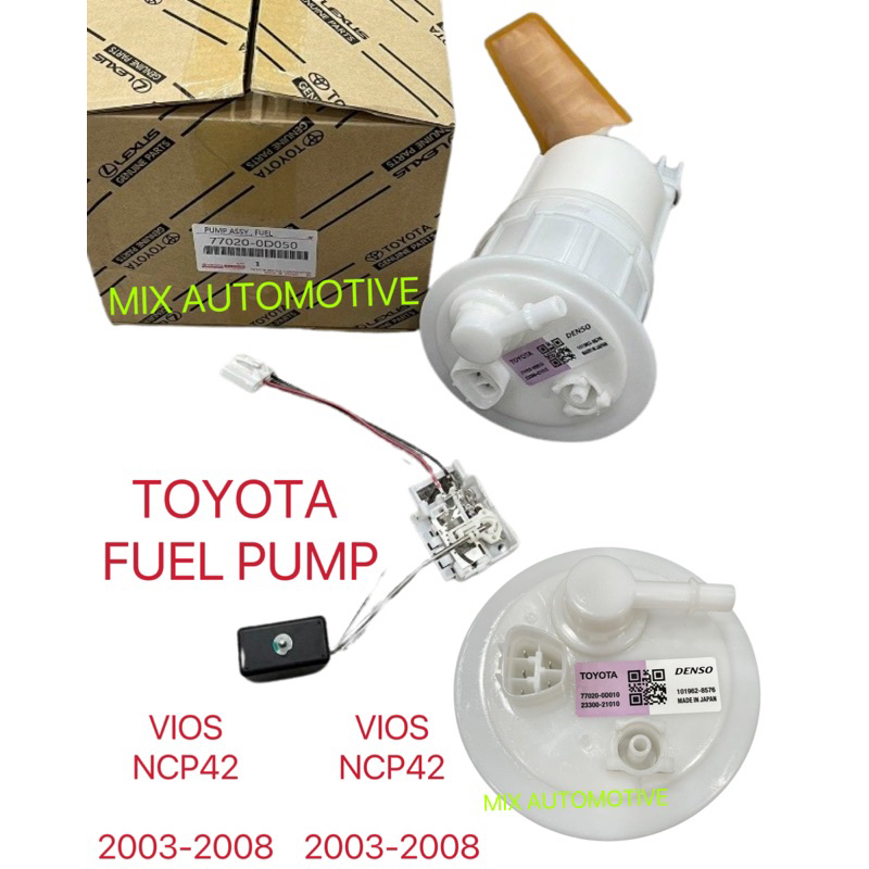 ( 100 ORIGINAL ) TOYOTA VIOS NCP42 FUEL PUMP ASSY ( 20032008 ) VIOS