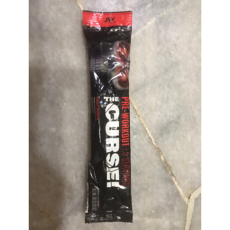 (EXPIRED 06/2022 still fresh) THE CURSE PRE WORKOUT ( improve strength