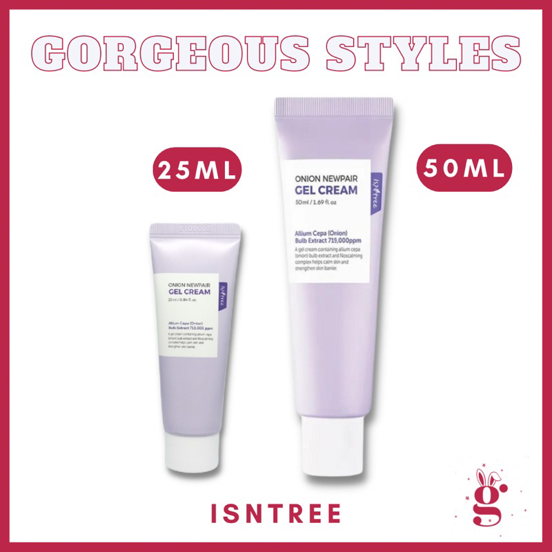 READY STOCK ISNTREE ONION NEWPAIR GEL CREAM 50ML/HYPERPIGMENTATION/DARK