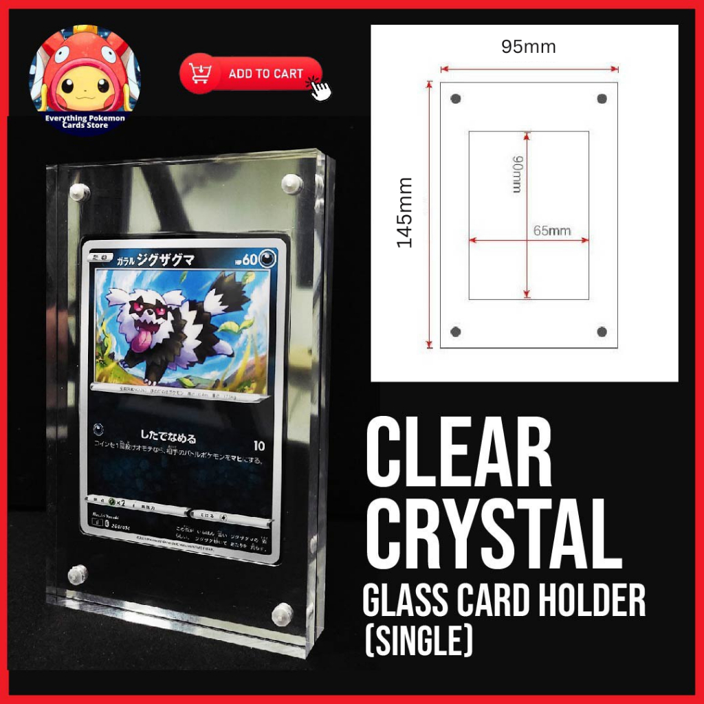 [LIMITED STOCK] Acrylic Card Display Card Holder Glass Photo Frame Kad ...